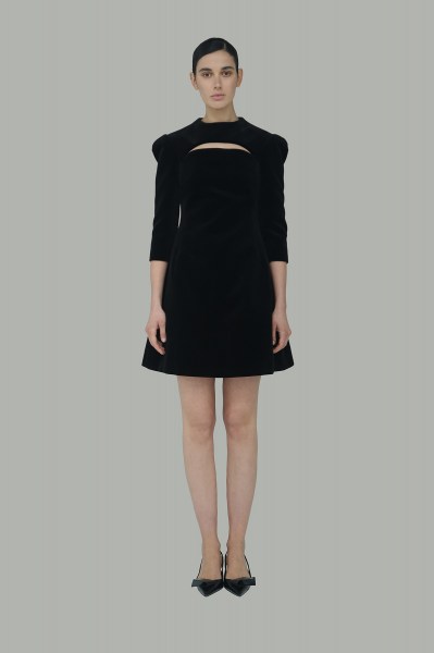 Abito corto a trapezio FW25A01 03