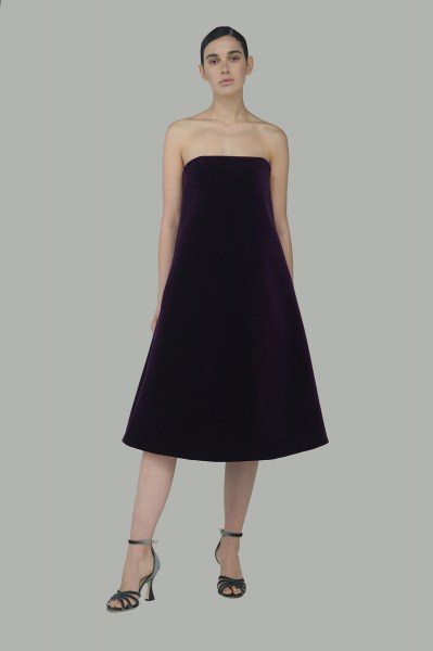 Abito midi a trapezio FW25A03 03