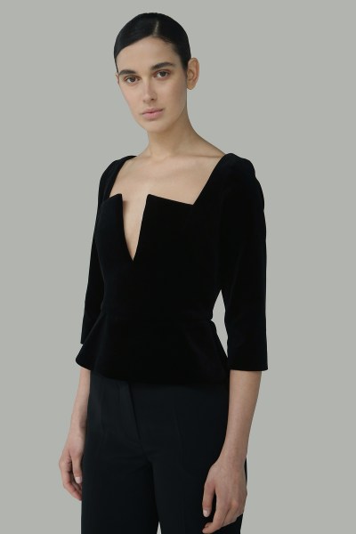 Corpetto scollo geometrico FW25T03 02