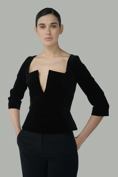 Corpetto scollo geometrico FW25T03 04