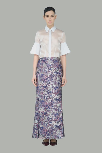Gonna lunga in broccato FW25G03 04